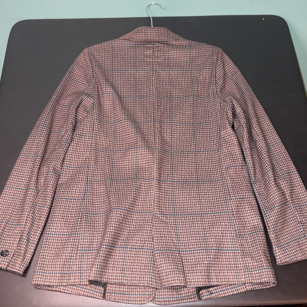 Oversized Sanctuary Women's plaid over size Blazer Jacket - Picture 5 of 7